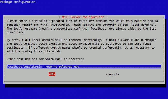 Exim destination domains configuration on Debian 5.