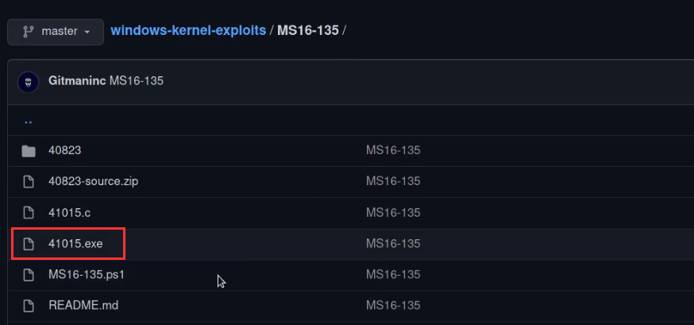 MS16-135 on GitHub